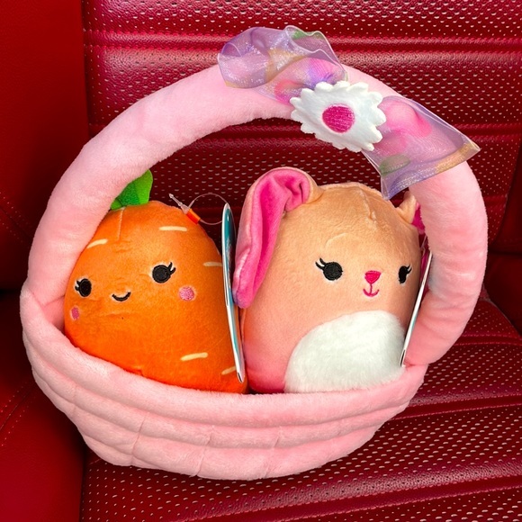 Squishmallows Other - BNWT 🥕🐰Squishmallows Easter Basket Caroleena/Brinkley